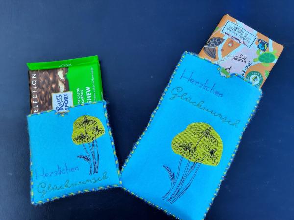 ITH - Stickdatei Schokoladenhülle Flower